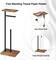 Black Freestanding Toilet Paper Holder Stand with Shelf